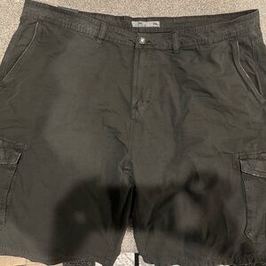 BKE Dark Black Cargo Shorts